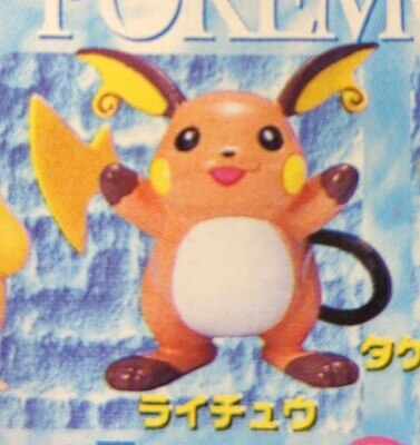 Tomy Pokemon Real Figure Part Pocket Monster Raichu