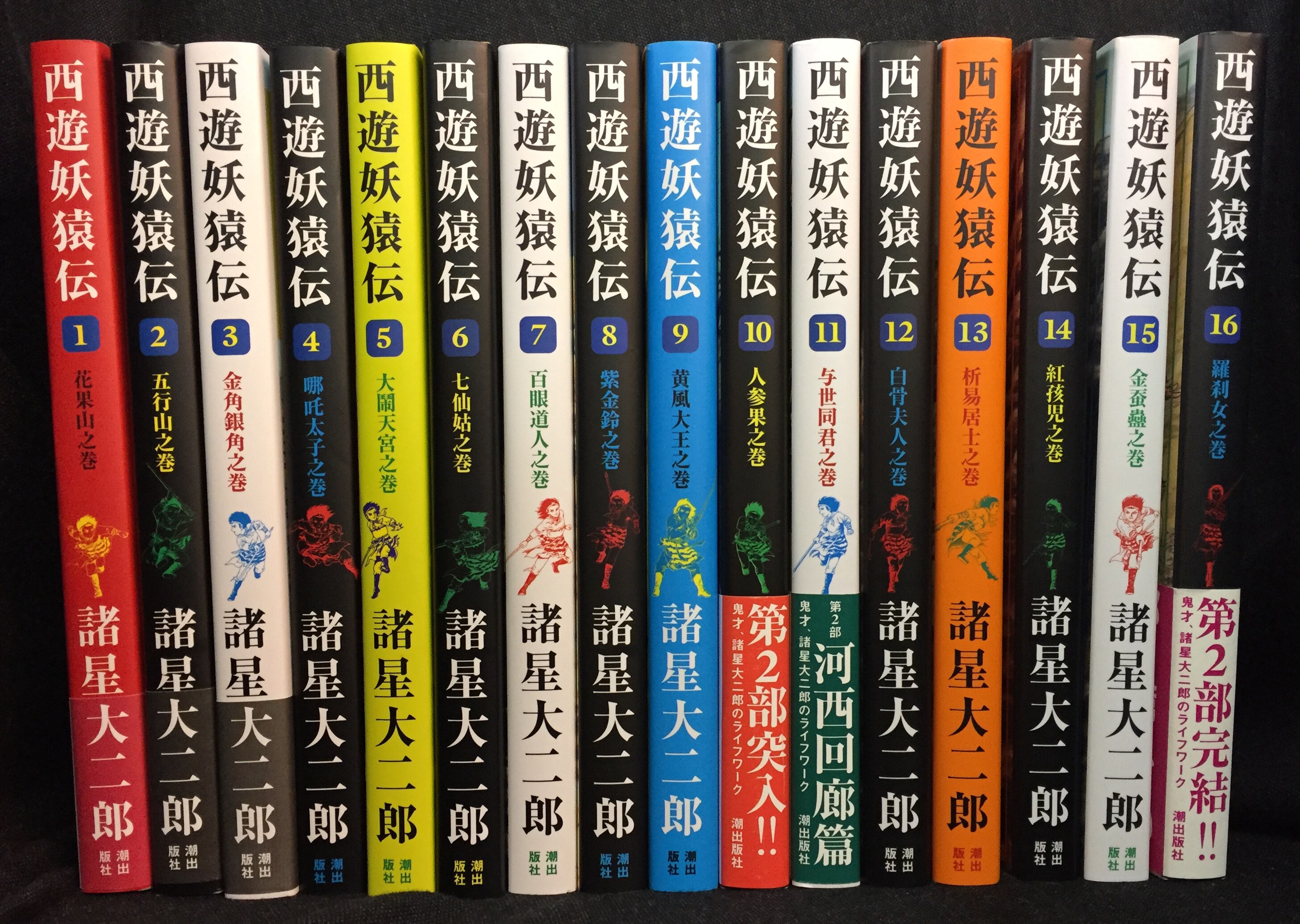 潮出版社希望コミックス诸星大二郎西游妖猿伝全16巻セット