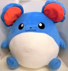 Banpresto Massive Marill Plush Stuffed Toy Pokemon Sun And Moon Marill