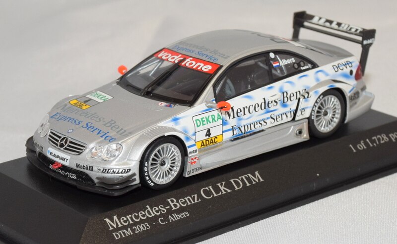 Paul S Model Art 1 43 MINICHAMPS Mercedes CLK Coupe DTM 2003 Team AMG