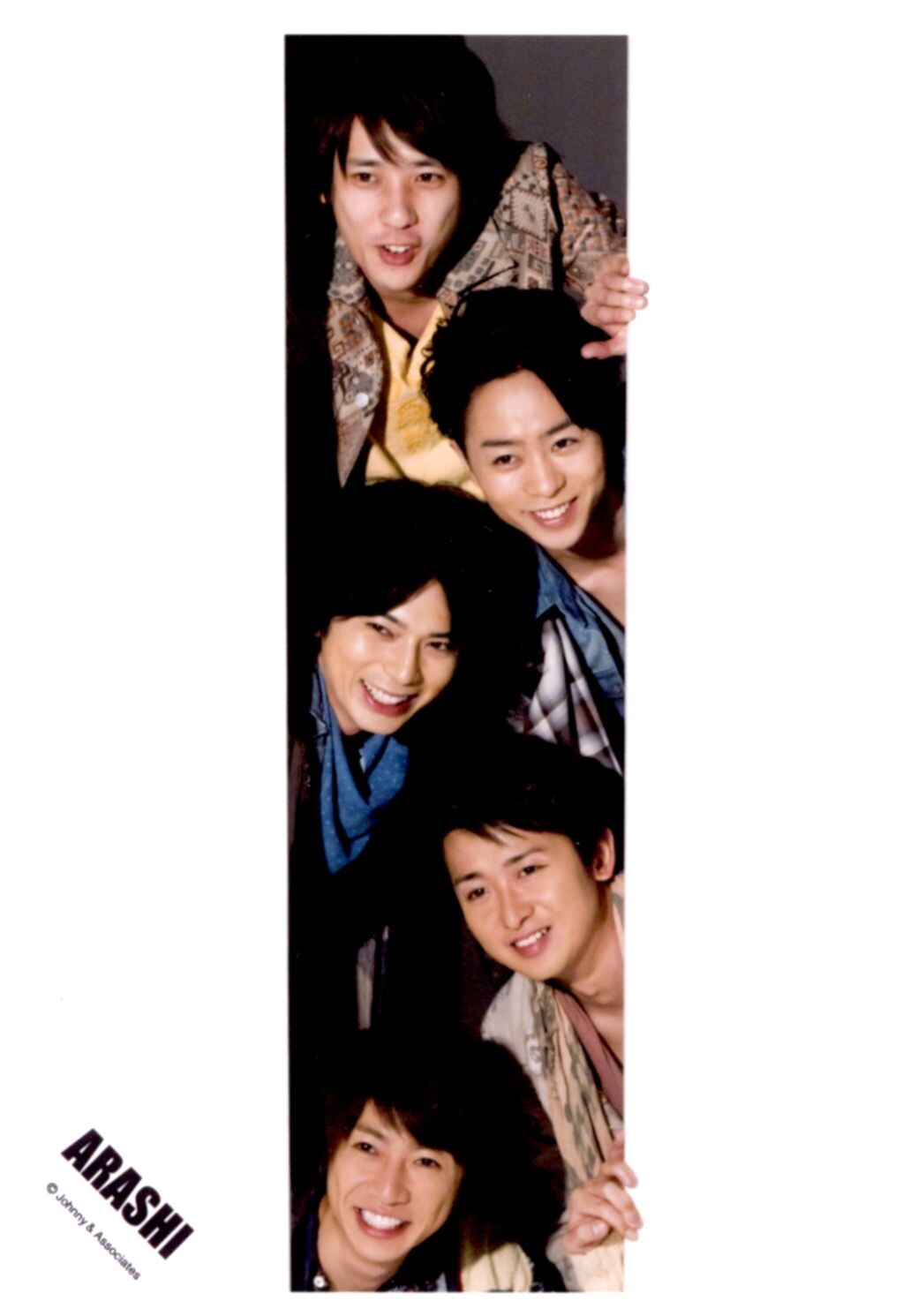 arashi face down meeting official photograph single photo