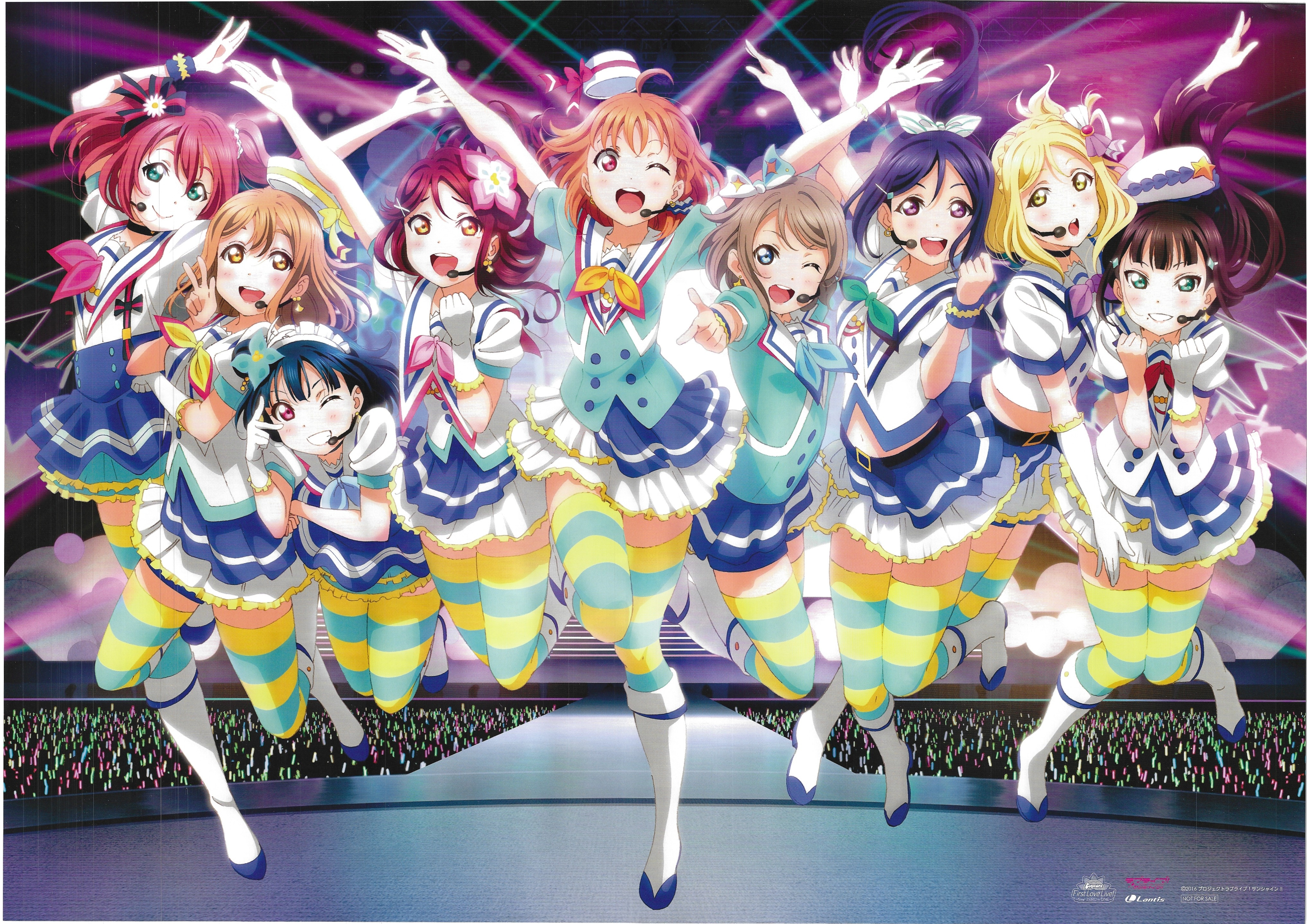 step! zerotoone memorialbox aqours bonus item poster