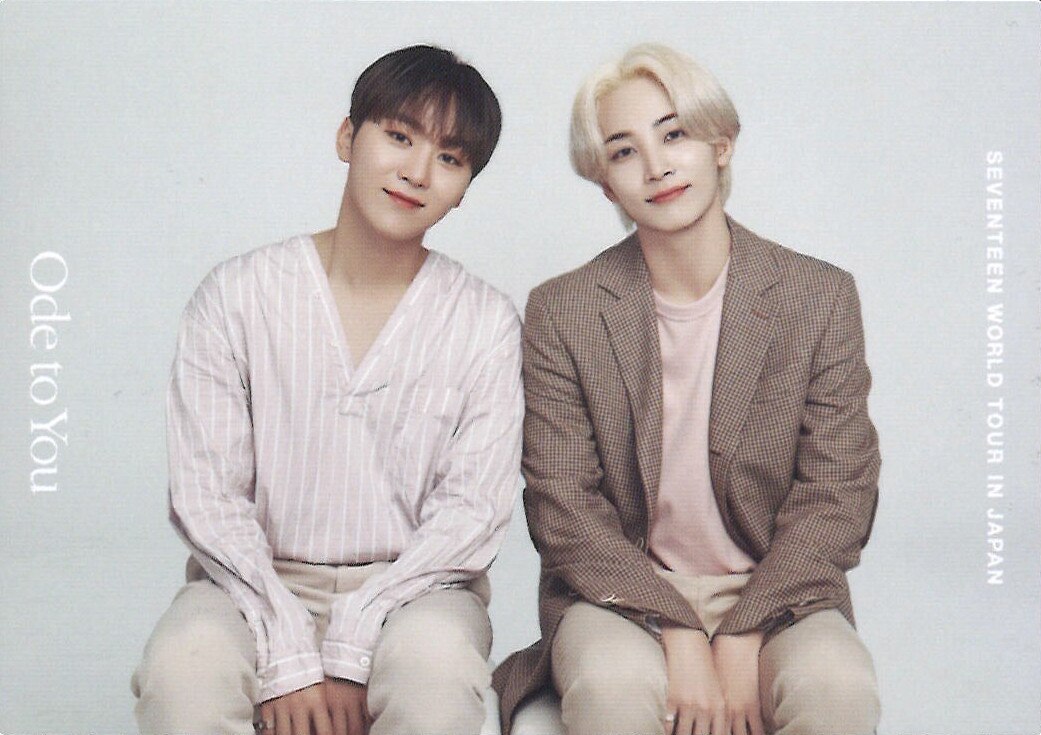 SEVENTEEN 2019 ODE To You IN JAPAN JEONGHAN SEUNGKWAN Trading Card 0086