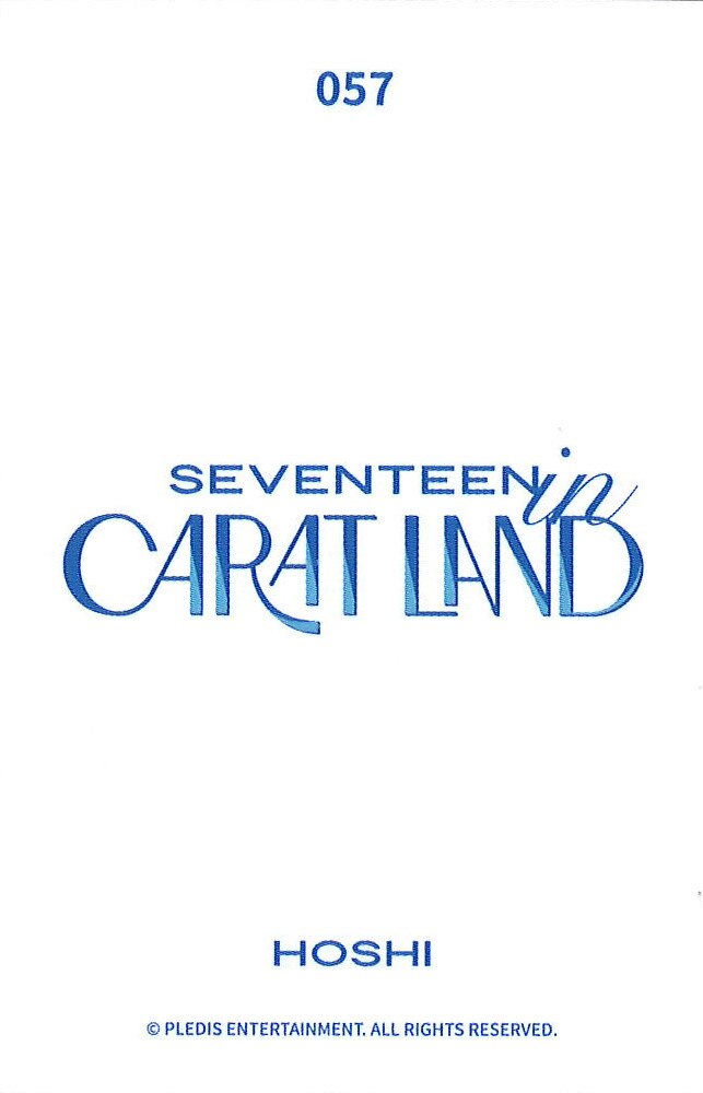 SEVENTEEN 2021 5TH FAN MEETING CARAT LAND HOSHI Trading Card 0057