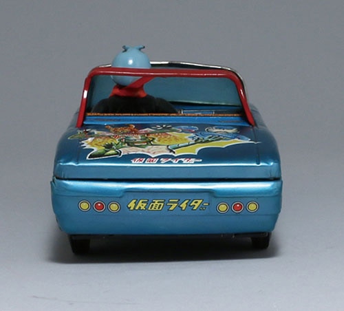 タカトク 仮面ライダー オープンカー ブリキ 自動車 フリクション 当時