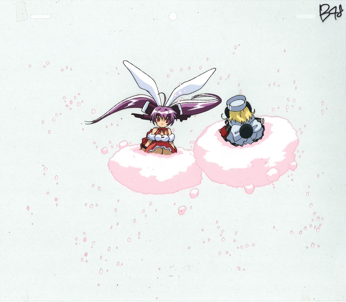 DigiCharat Cherry Blossom Viewing Special Cel / La Vie en Rose/Pyocola — image 1 of 2