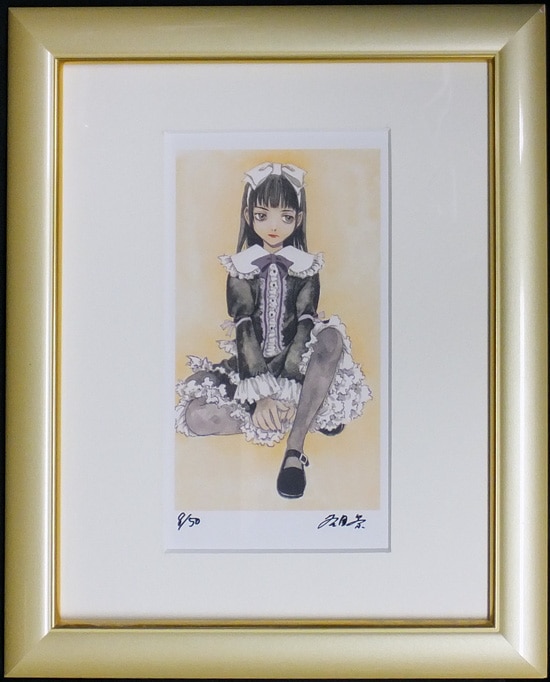 冬目景 直筆サイン入りカラー複製イラスト LUNO