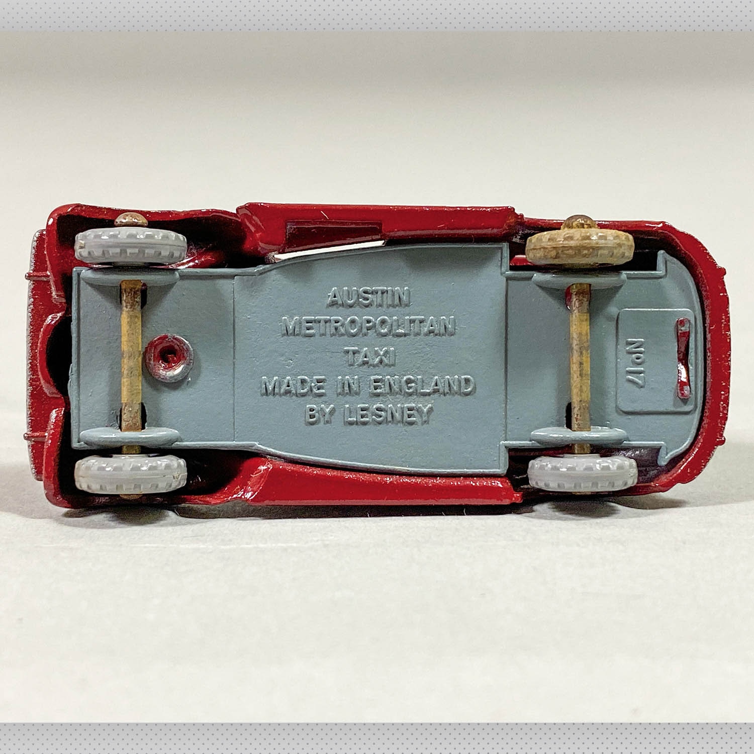 MATCHBOX 　No.17 　METOROPOLITAN TAXI Matchbox Lesney 17c Metropolitan Taxi B Style Repro Box | eBay