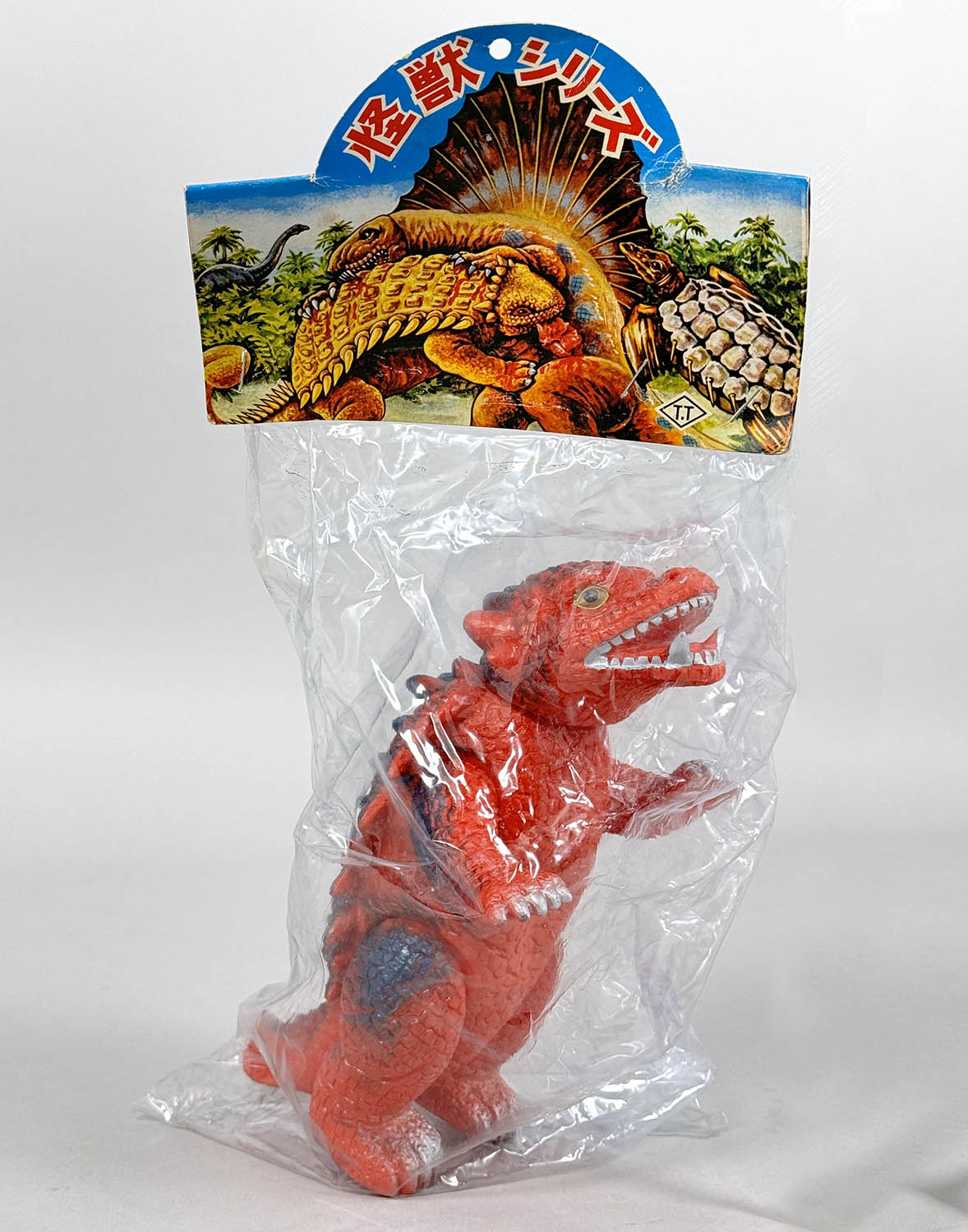 タカトク アンキロサウルス ソフビ/パチ怪獣 恐竜 当時物