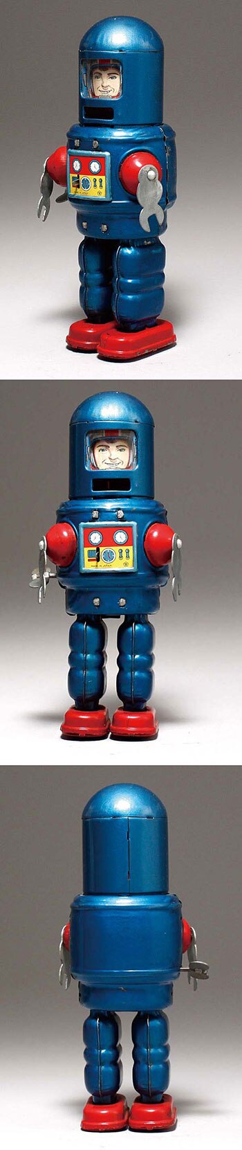 ビッグロボット　発火　ゼンマイ　玩具 Yahoo!オークション -「ゼンマイ ロボット」(その他
