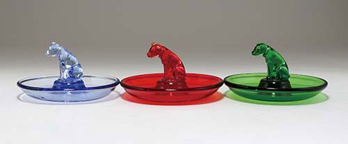 日本ビクター ニッパー犬灰皿3色セット 日本ビクター ニッパー犬灰皿3色セット