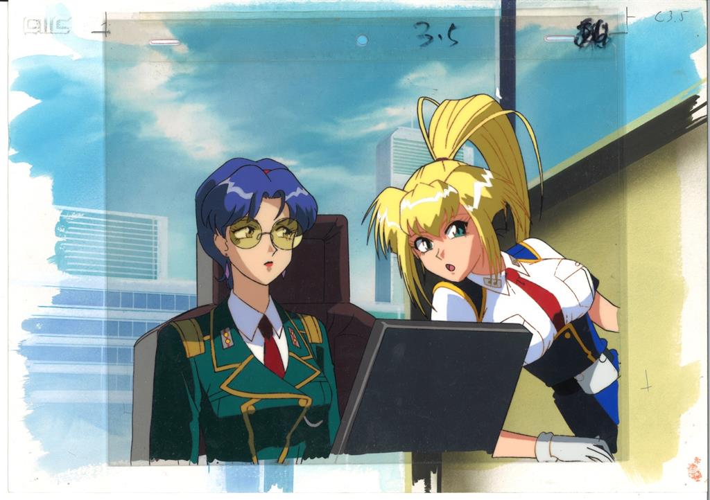 セル画 バーンナップエクセス マキ＆リオ