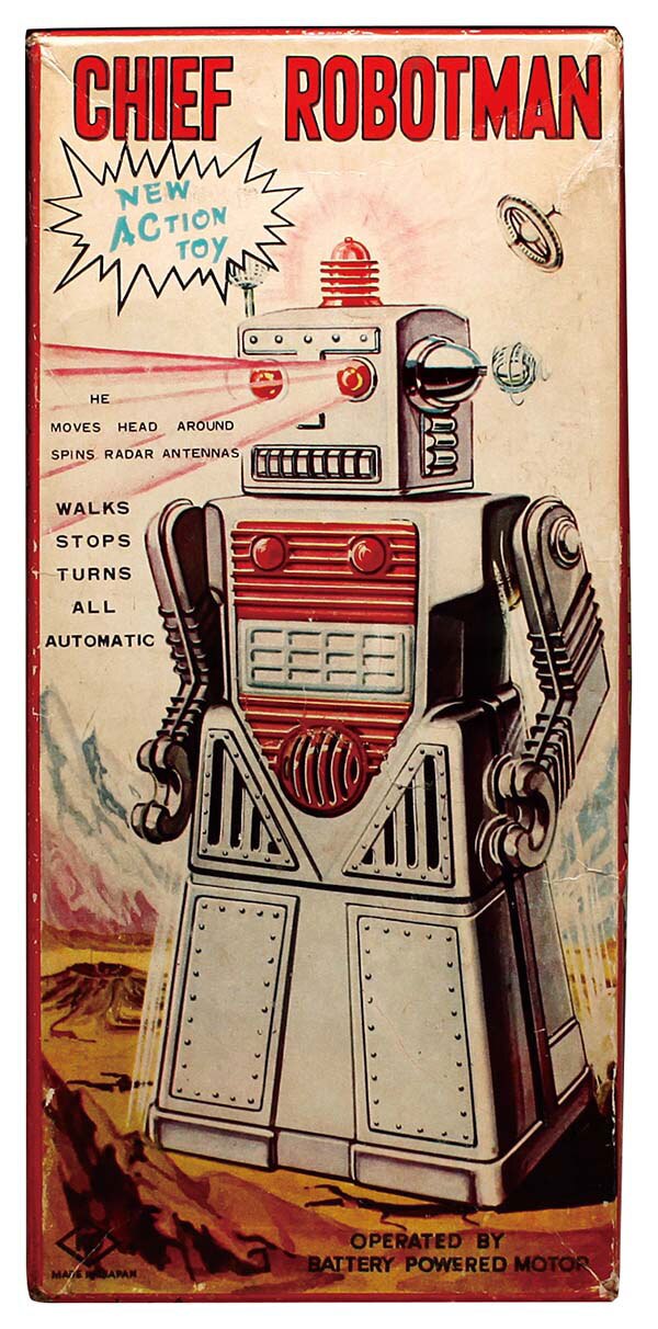 ヨシヤ/日本 チーフ・ロボットマン(CHIEF ROBOTMAN) ブリキ
