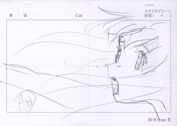 ひぐらしのなく頃に解 OPラフ原画