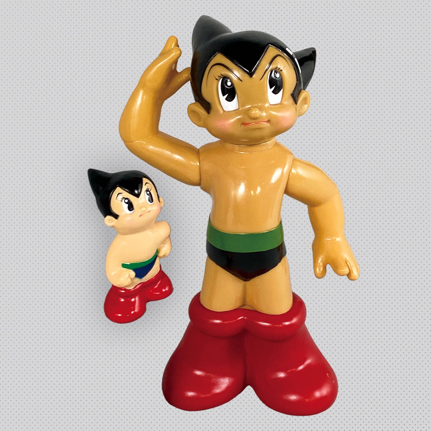 新品 近畿銀行 鉄腕アトム ソフビ 貯金箱