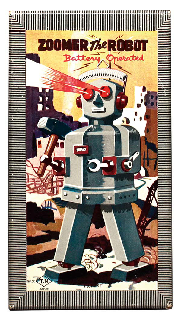 【送料無料】 野村トイ/日本 ズーマー・ロボット(ZOOMER ブリキ ROBOT)」 THE その他