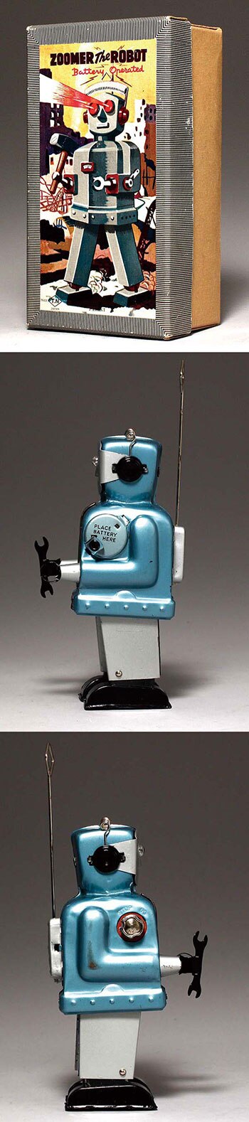 野村トイ/日本 ズーマー・ロボット(ZOOMER THE ROBOT)」 ブリキ 野村トイ/日本 ズーマー・ロボット(ZOOMER THE ROBOT)」 ブリキ