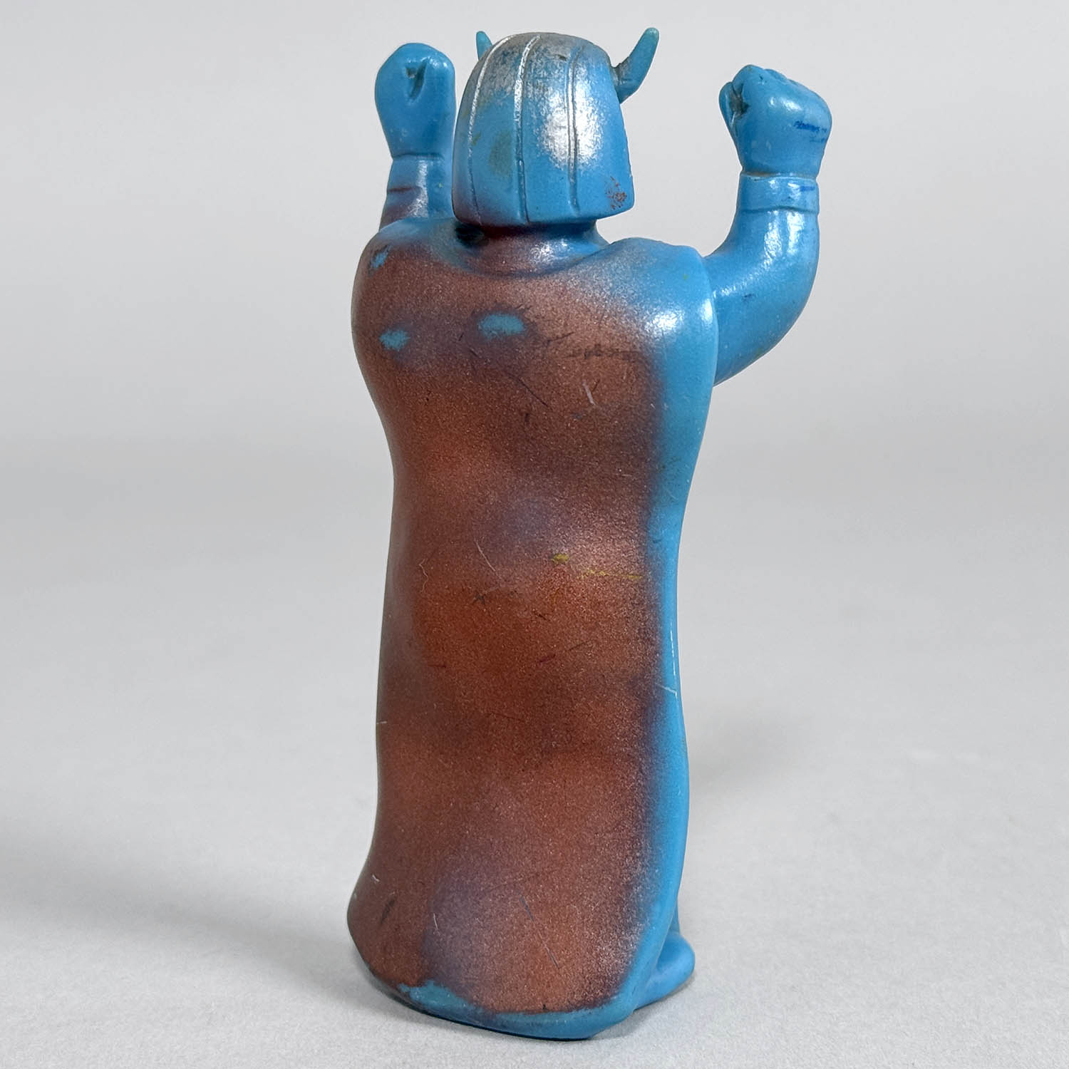 美品 マルサン ウルトラサターン ソフビ マント付き 1971 昭和