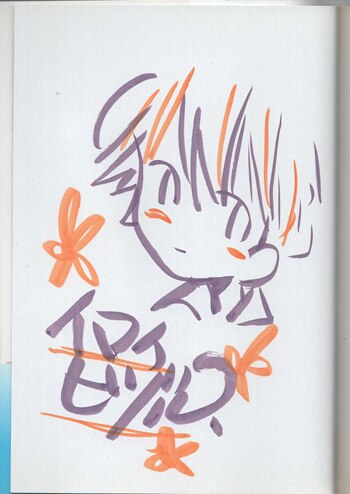 イマイヒヅル 直筆イラストサイン本「The MANZAI comics」3巻