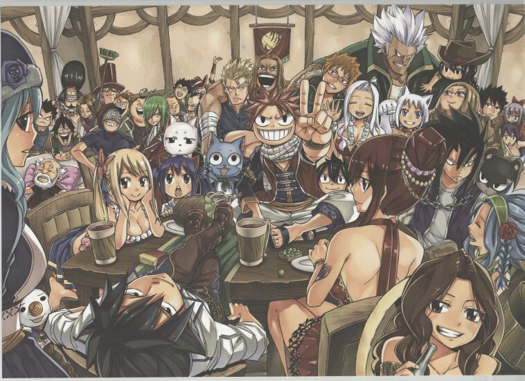 真島ヒロ カラー複製イラスト Fairy Tail