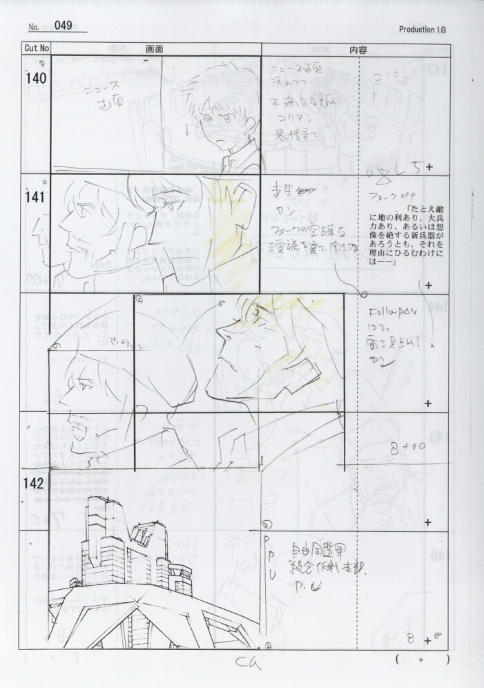 銀河英雄伝説 Die Neue These 邂逅 絵コンテ