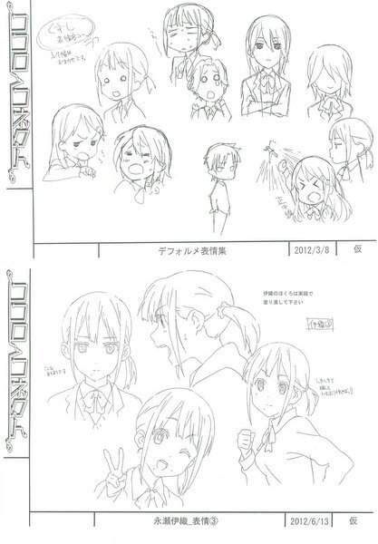 ココロコネクト 設定資料集 ココロコネクト