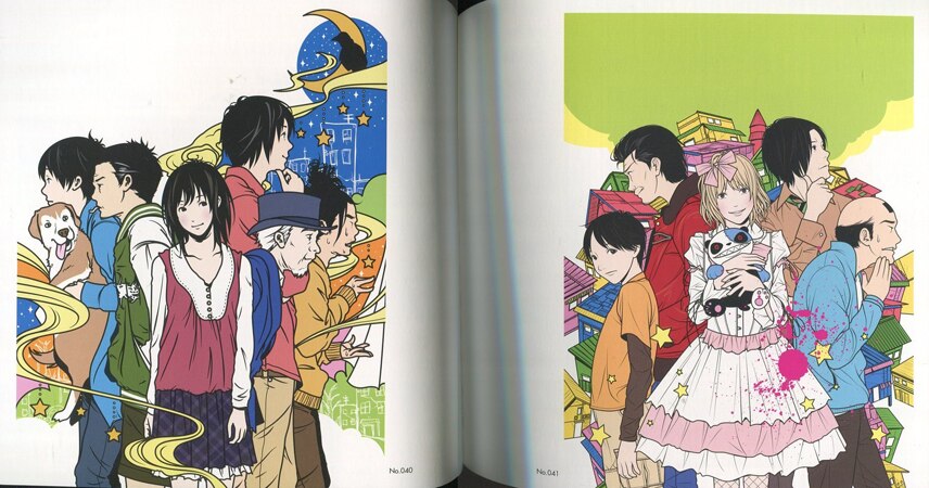 カスヤナガト 直筆サイン本「カスヤナガト1st作品集 COLORS」