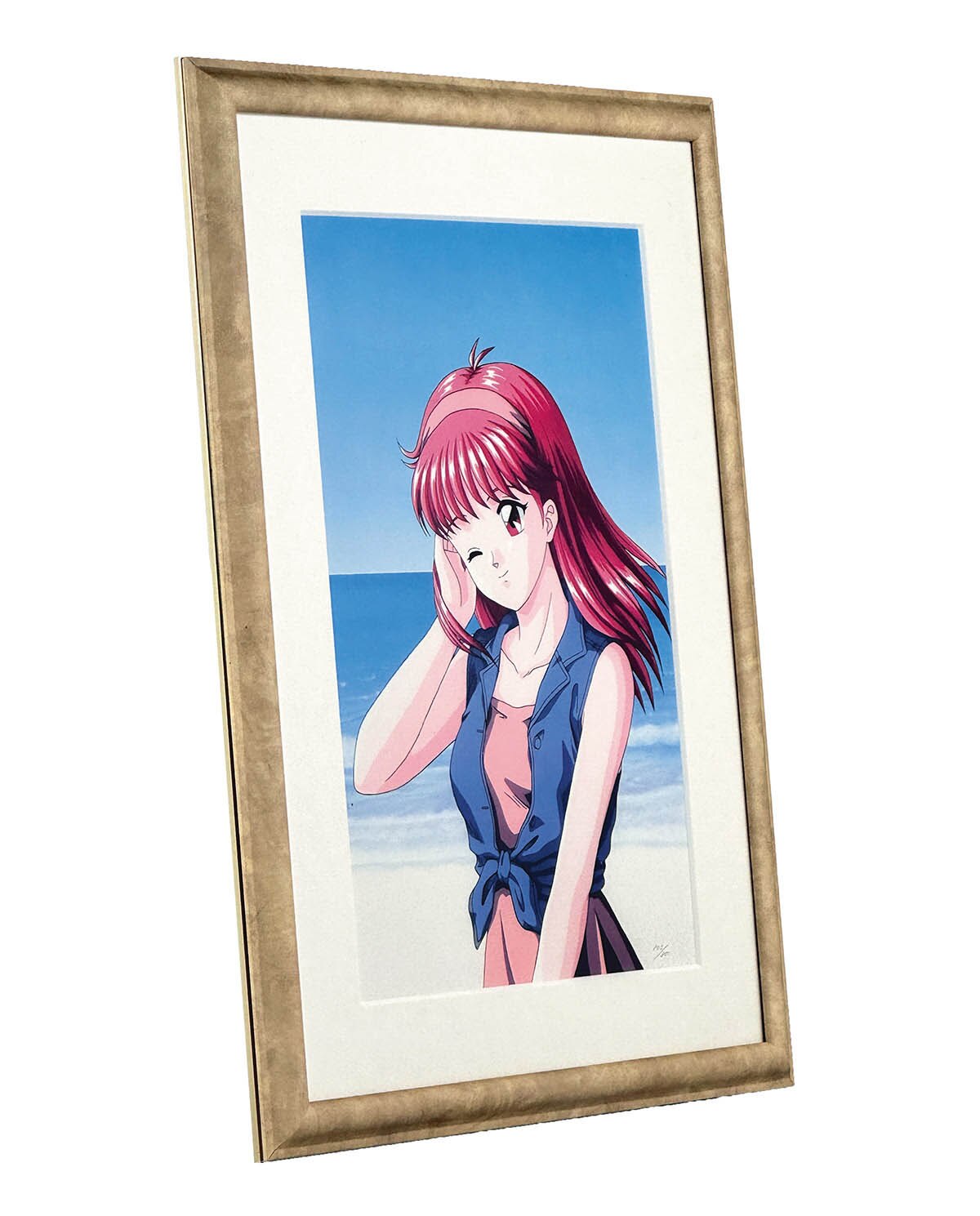 【祝開店！大放出セール開催中】 3638] リトグラフ 「ときめきメモリアル」藤崎詩織 版画