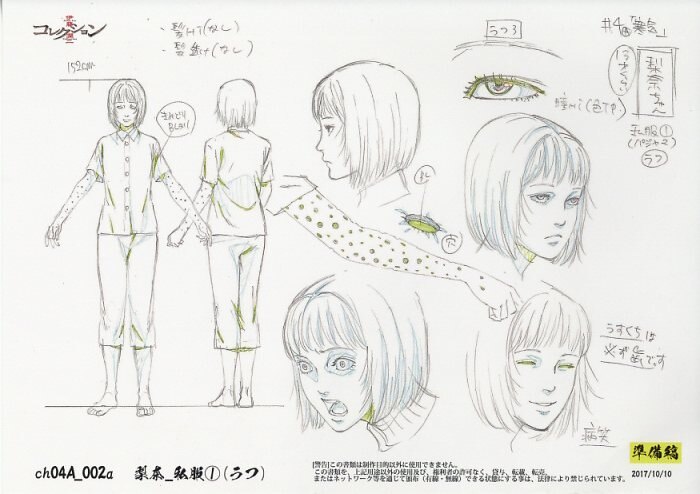 伊藤潤二 コレクション 絵コンテ 設定