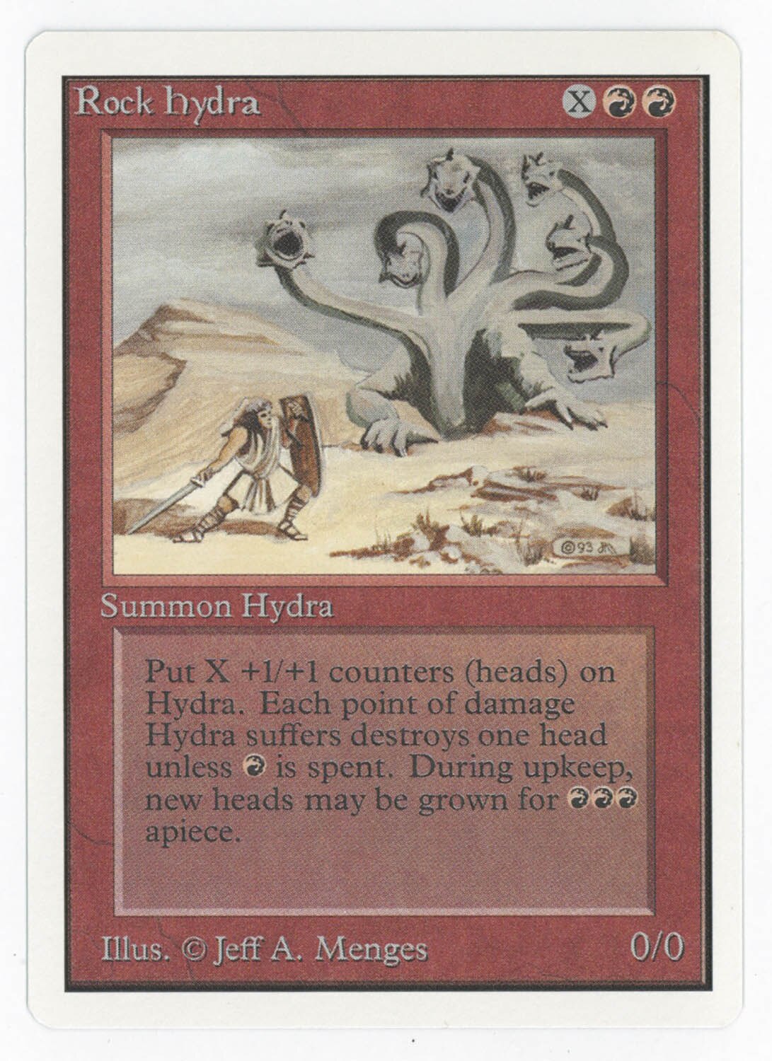 [6238] MTG Rock Hydra【アンリミテッド】