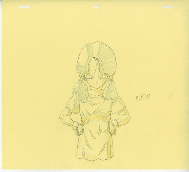 ドラゴンボールZ 原画　ビーデルファン必見！ ドラゴンボールZ 原画 ビーデル