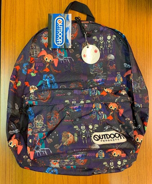 魔法少女まどか マギカ OUTDOOR バックパック デイパック 魔女柄