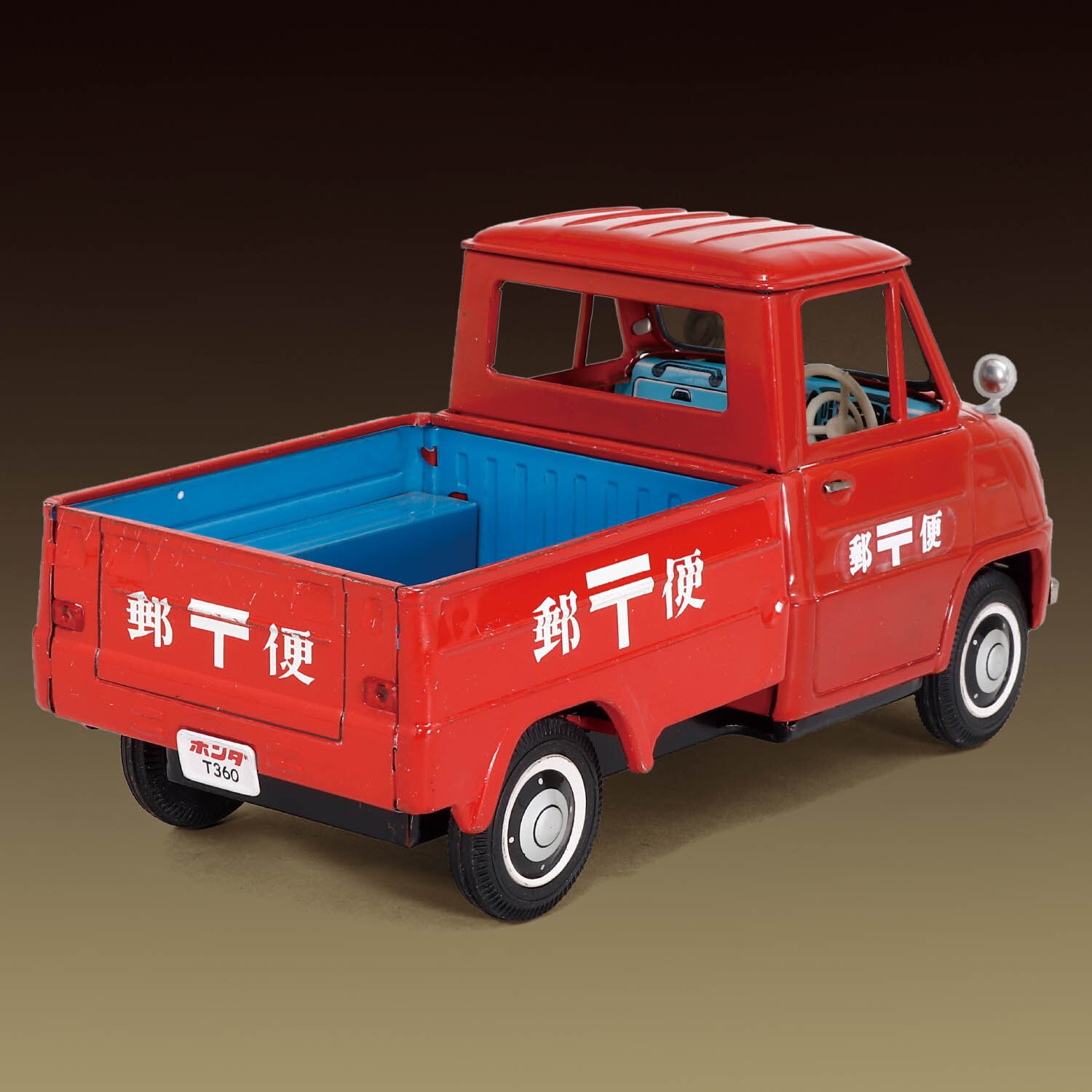野村トーイ ホンダ T360 郵便車 フロント水色