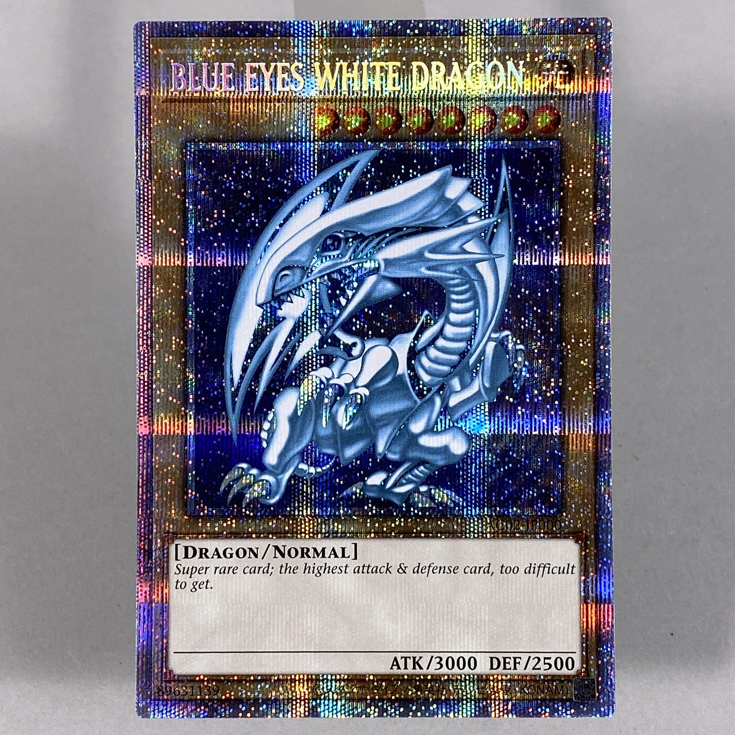 6238] 遊戯王 BLUE EYES WHITE DRAGON AC02-JP000 プリズマ