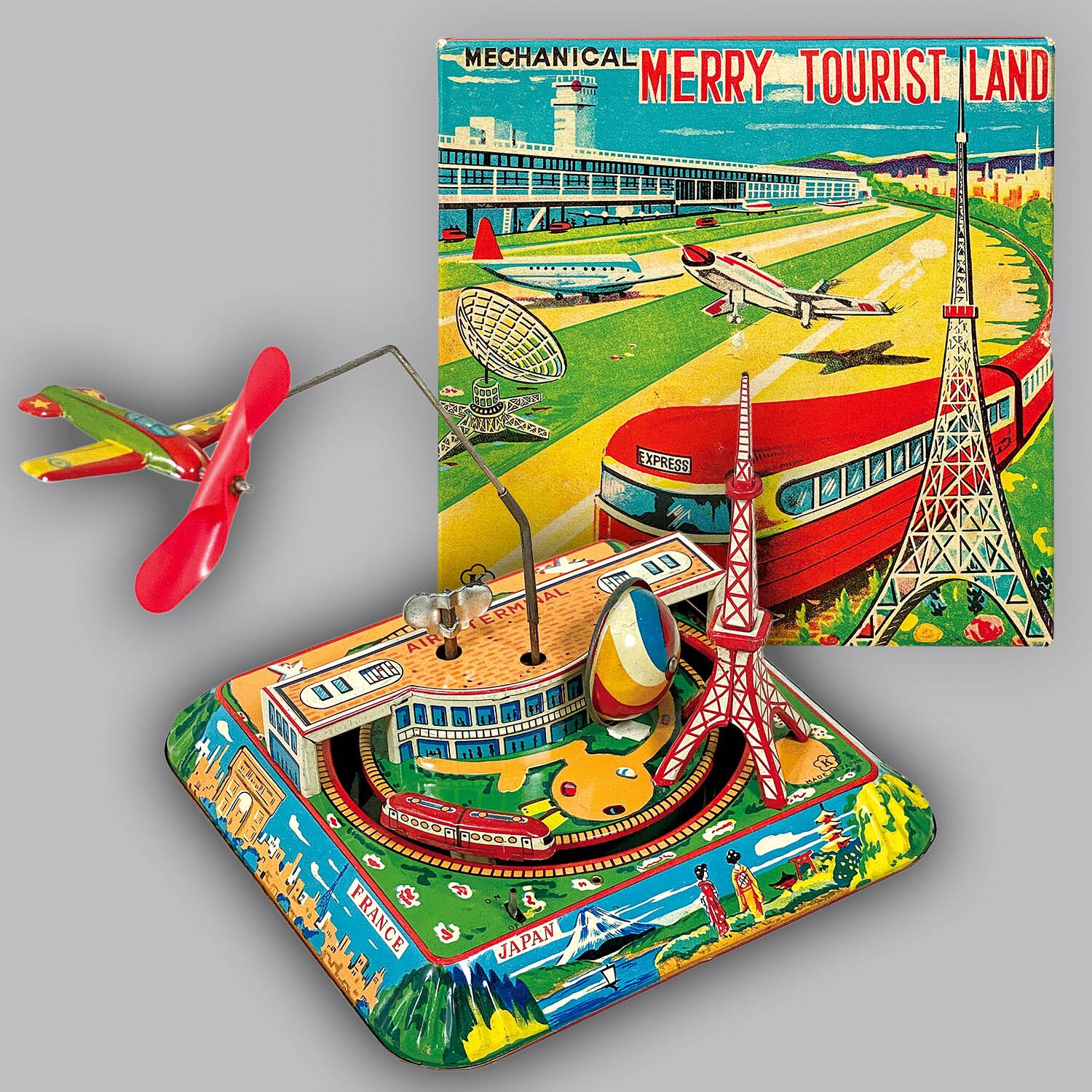 MERRY TOURIST LANDブリキブリキの玩具日本製光球商会