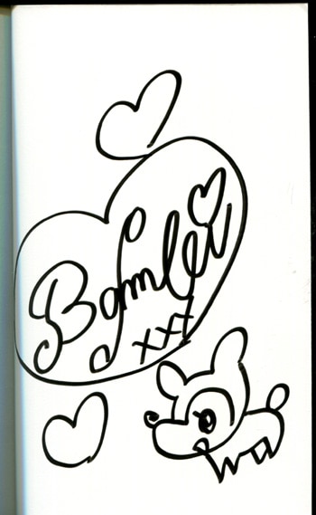 白雪バンビ 直筆イラストサイン本 「ロイヤル7days」