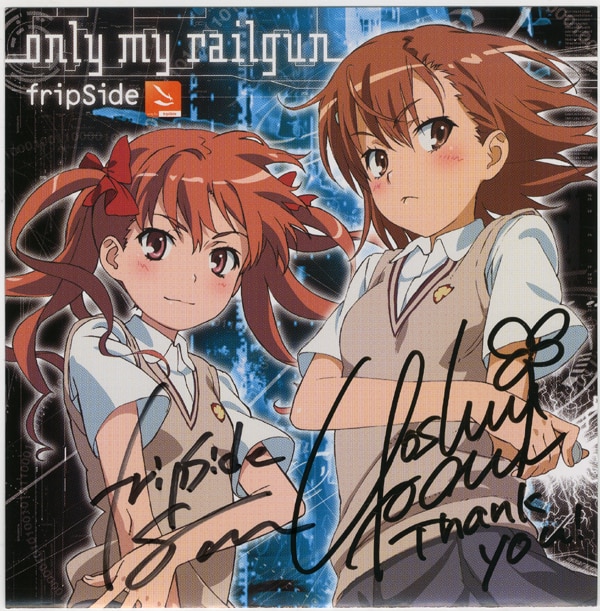 PG-5054]only my railgun 直筆サイン入りCD fripSide