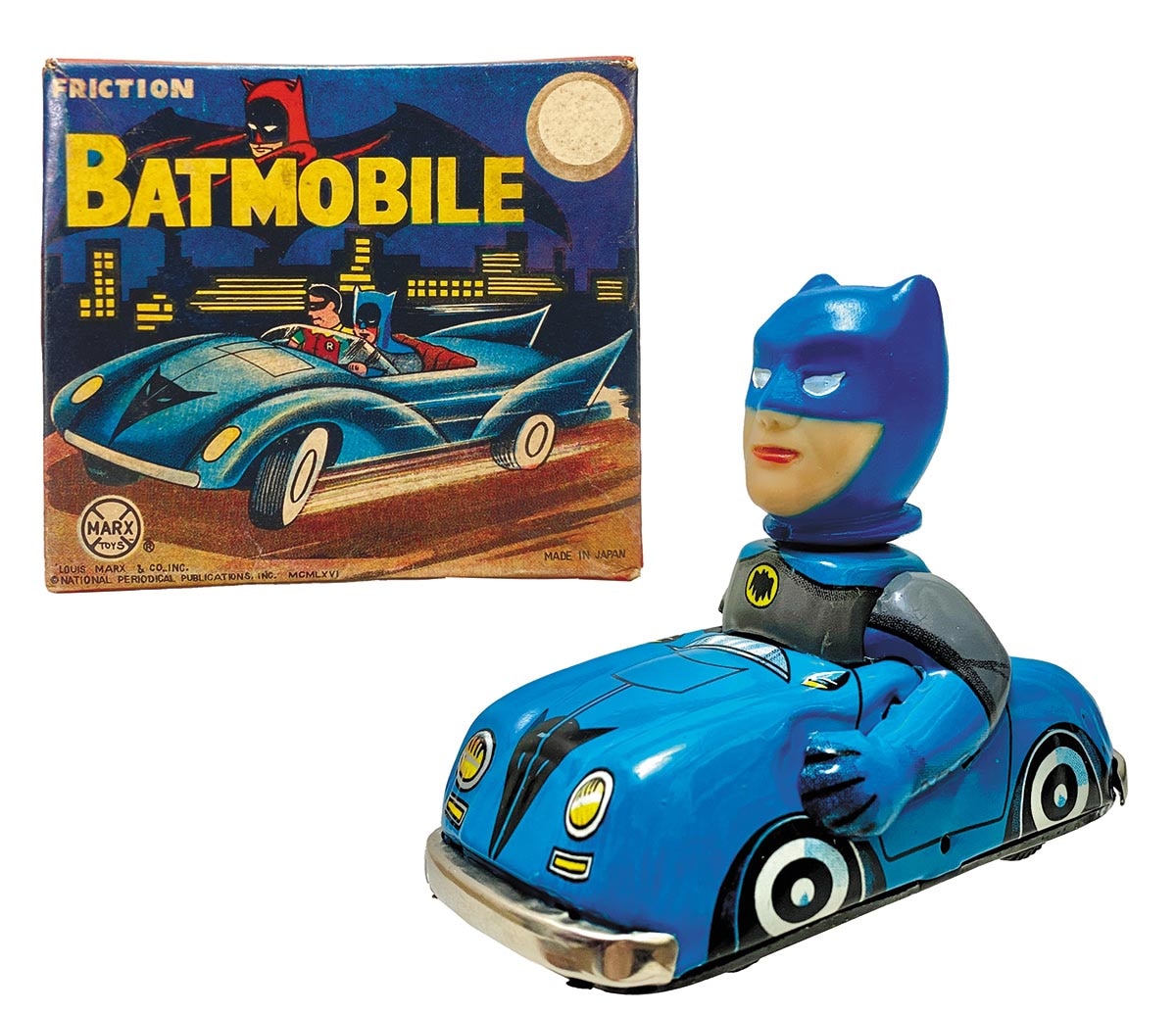 人気カラーの マルクス バットモービル ミニカー