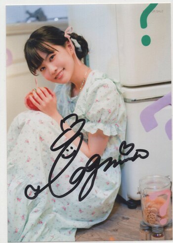 匿名配送】大西亜玖璃直筆サイン入ブロマイド生写真