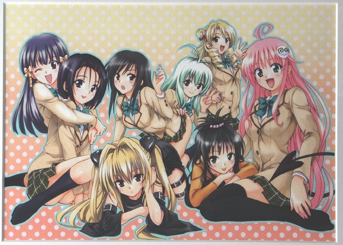 PG-1222]ToLOVEる カラー複製原画 矢吹健太朗