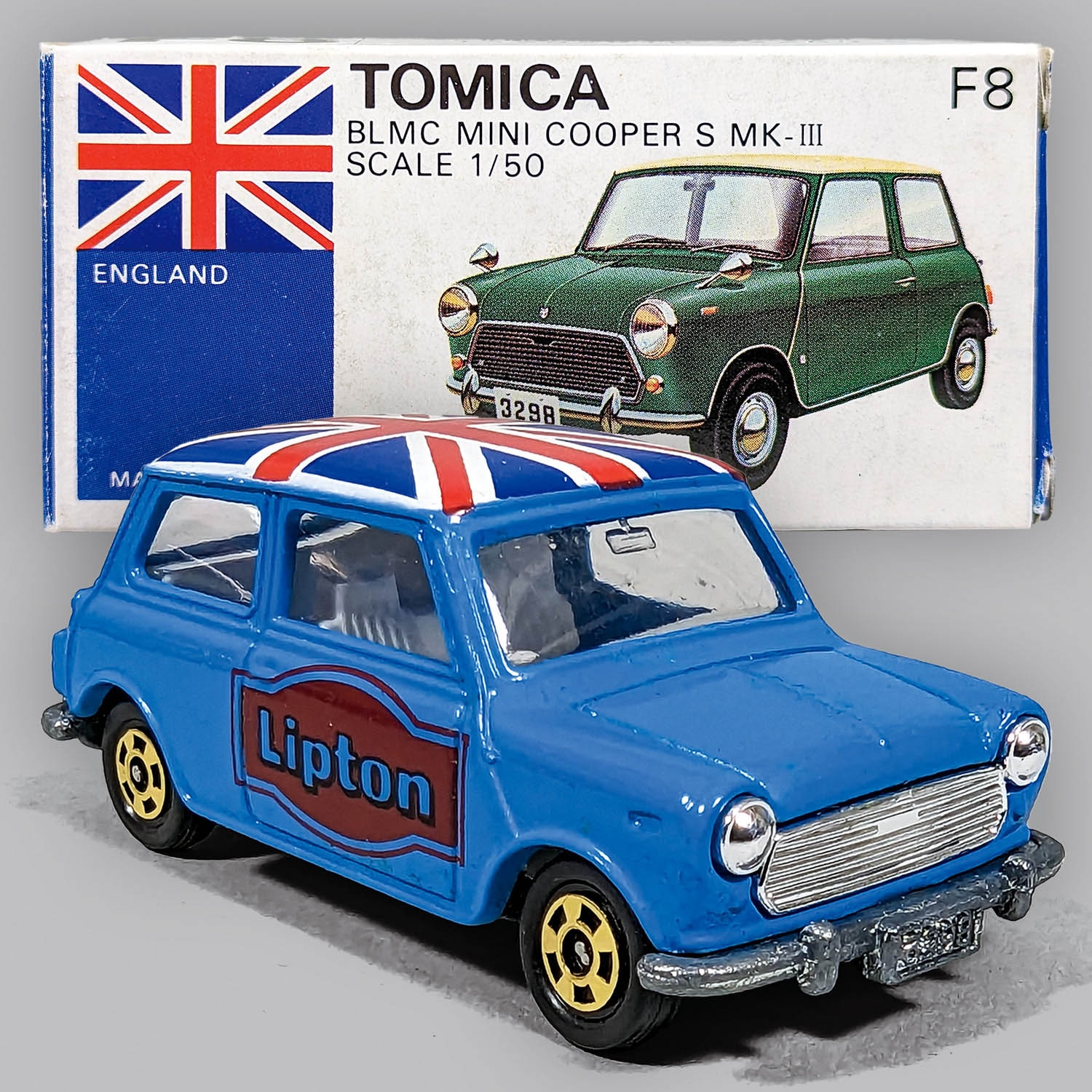 TOMICA トミカ ミニクーパー 箱付き 赤/白色 - ミニカー