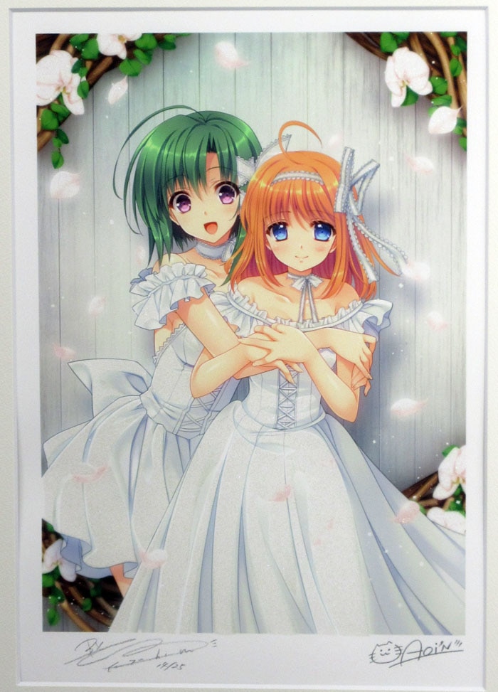 【美品】SHUFFLE〜MEMORYS／西又葵／鈴平ひろ／版画／ミクスドメディア 美品】SHUFFLE〜MEMORYS／西又葵／鈴平ひろ／版画／ミクスドメディア