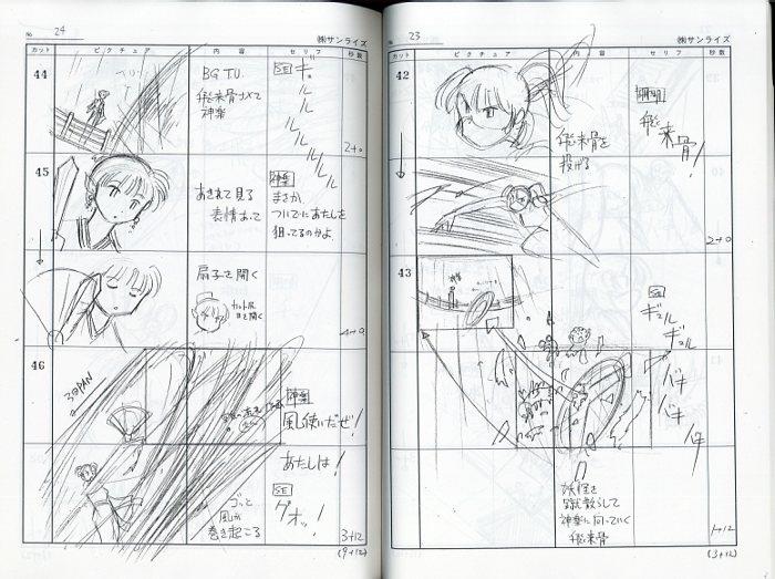 InuYasha; storyboard, script