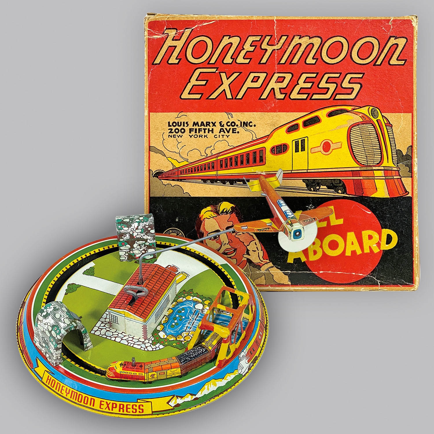 All Aboard the Honeymoon Express: Marx Antique Toys