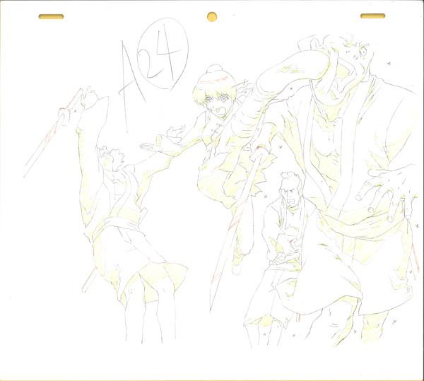 風まかせ月影蘭 OPアニメ原画