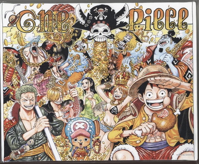 尾田栄一郎 カラー複製イラスト「ONE PIECE」
