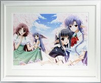 4185] 藤崎竜 直筆サイン入りカラー複製イラスト「サクラテツ対話篇」