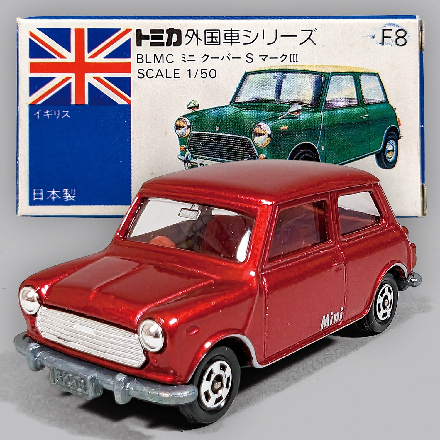 高島屋 特注 BLMC ミニクーパー 青箱 トミカ COOPER S 日本製TOYOTA