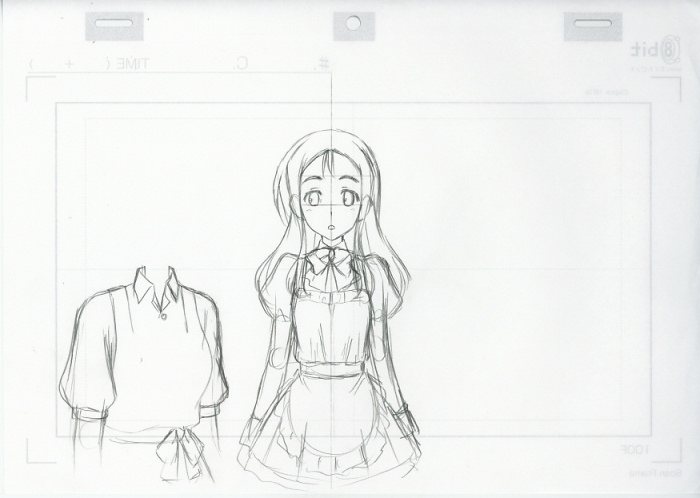 異世界はスマートフォンとともに。 ラフ原画