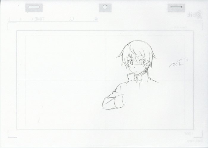 異世界はスマートフォンとともに 原画 ラフ画2枚 異世界はスマートフォンとともに。 ラフ原画